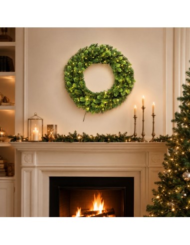 Ghirlanda natalizia con LED Madison 45 cm, 80 LED
