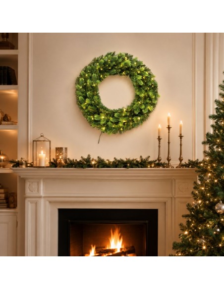 Ghirlanda natalizia con LED Madison 45 cm, 80 LED