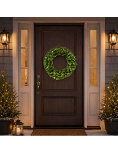 Ghirlanda natalizia con LED Madison 45 cm, 80 LED