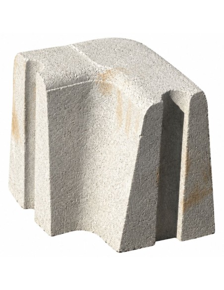 Cordolo cemento grigio lineare 23x50 cm (2 pz/ml)
