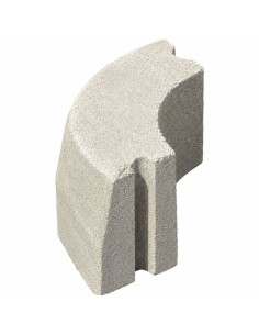 Cordolo in cemento grigio 25x50 cm per aiuole e vialetti