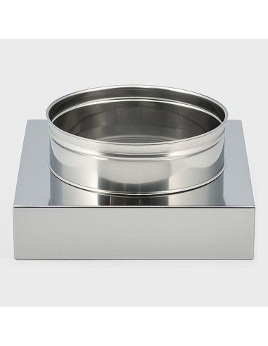 Riduzione Quadra Tonda 300x300 a Ø 300 mm Acciaio Inox Canna Fumaria