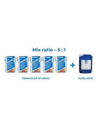 Additivo liquido Fugolastic Stuccatura Fughe Pavimenti Rivestimenti da 5 kg 