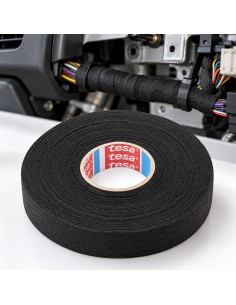 TESA Nastro Felpato in Tessuto PET per Cablaggi 280µm 25mm X 25m 2