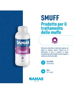 Damas Kolor Fissativo Antimuffa Smuff Per Muri Interni ed Esterni 2
