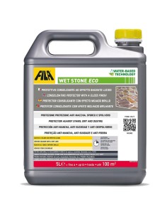 FILA Wet Stone Eco 5 L Protettivo Effetto Bagnato Pietra Naturale