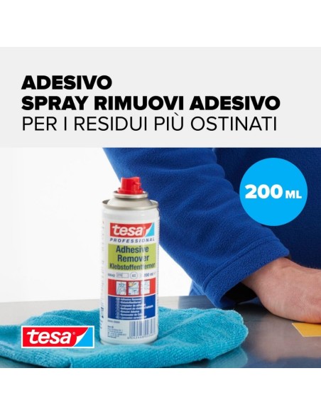 TESA Spray Rimuovi Residui Di Colla E Etichette Trasparente 200 ml