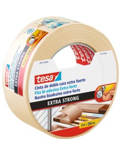 TESA Biadesivo Per Pavimenti Extra Forte Moquette E PVC 25 m x 50 mm