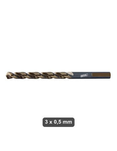 Punta HSS 3x0,5 mm Reitool per trapano