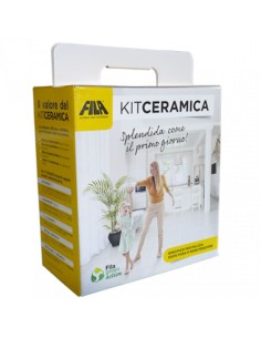 FILA Kit Ceramica Deterdek PRO Cleaner PRO FugaPROOF + 3 Spugne Gres