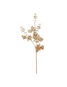 Ramo Eucalipto Glitter Oro h 95 cm per Decorazioni Natalizie