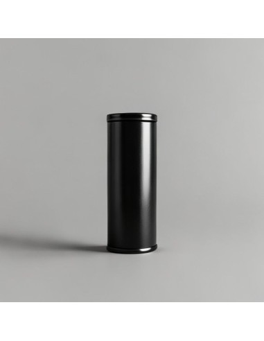 Canale Fumo Porcellanato Nero Ø 18x50 cm, sp. 1,2 mm