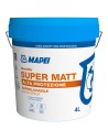 Mapei DURSILITE SUPER MATT Pittura Murale Lavabile Per Interni Super Opaca 4 L