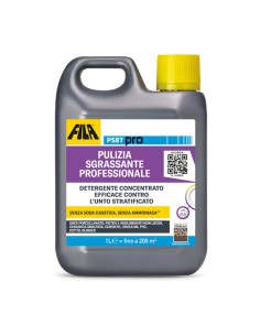 FILA PS87 PRO 1 L Sgrassante Professionale Pavimenti Gres Cotto Cemento