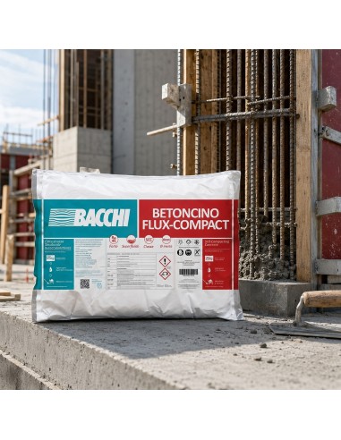 Bacchi BETONCINO Flux-Compact Betoncino Colabile E Autocompattante 25 Kg