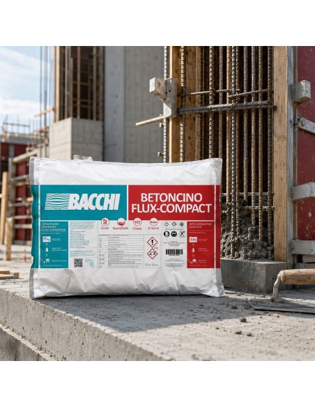 Bacchi BETONCINO Flux-Compact Betoncino Colabile E Autocompattante 25 Kg