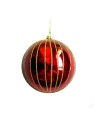 Palle Natale Poly 10 cm Glitter Oro (4 pz)