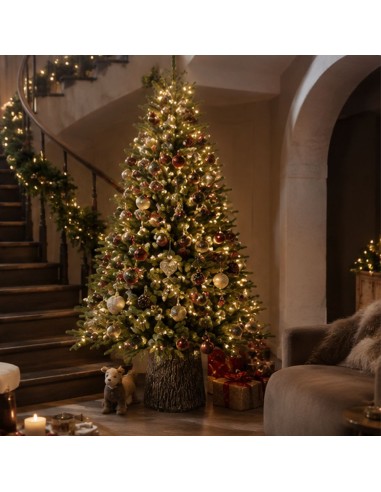 Albero Di Natale Darsy Led Con Tronco Integrato 210 cm