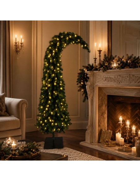 Albero Di Natale Grinch Con 250 Luci Led Decorative
