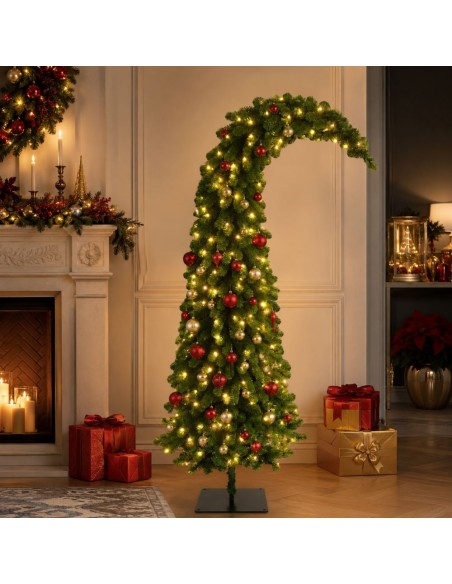 Albero Di Natale Grinch Con 250 Luci Led Decorative