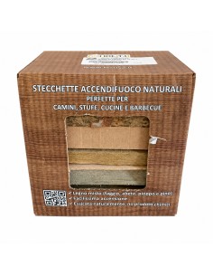 Legnetti accendifuoco FEMIRO in legno misto scatola da 20 cm
