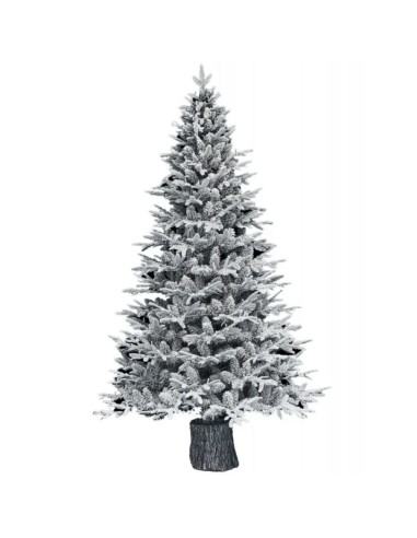 Albero Di Natale Artificiale Kentucky Innevato Con Base Integrata H 150 cm Ø 89 