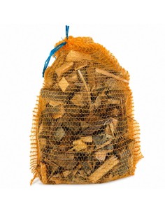 Legnetti accendifuoco in sacco a rete di legno misto 3,5 Kg
