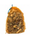 Legnetti accendifuoco in sacco a rete di legno misto 3,5 Kg