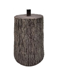 Base Tronco marrone scuro 35 cm supporto per albero di Natale 180-210 cm 