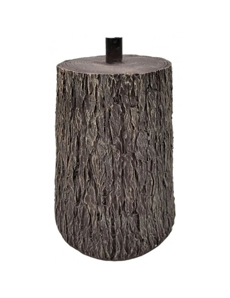 Base Tronco marrone scuro 35 cm supporto per albero di Natale 180-210 cm 