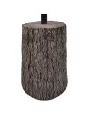 Base Tronco marrone scuro 45 cm supporto per albero di Natale 180-240 cm 