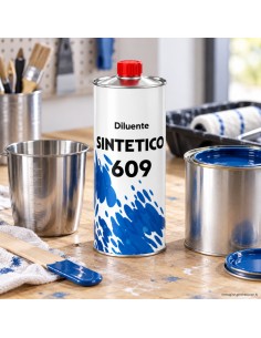 OV Diluente Sintetico 609 1 L Per Smalti, Vernici Sintetiche e Pulizia Attrezzi 2