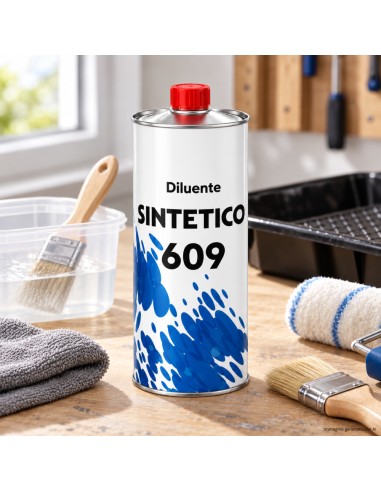 OV Diluente Sintetico 609 1 L Per Smalti, Vernici Sintetiche e Pulizia Attrezzi