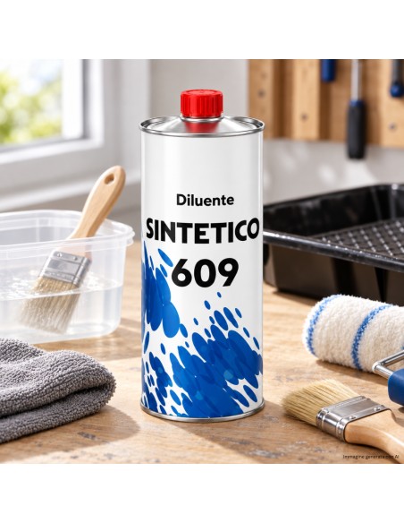 OV Diluente Sintetico 609 1 L Per Smalti, Vernici Sintetiche e Pulizia Attrezzi