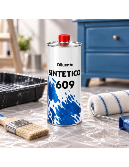 OV Diluente Sintetico 609 1 L Per Smalti, Vernici Sintetiche e Pulizia Attrezzi