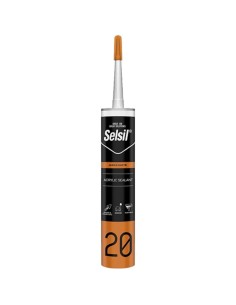 Silicone Acrilico Verniciabile Bianco Impermeabilizzante 310 ml