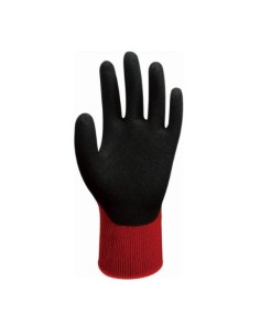 Guanti da lavoro Flex universali modello WG-500R colore rosso  2