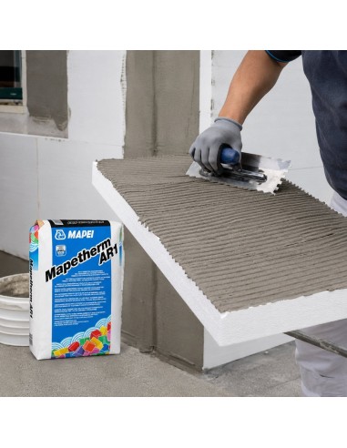 Collante Rasante Mapetherm AR1 GG Pannelli Termoisolanti Colore Bianco 25 kg
