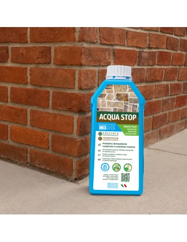 Protettivo Idrorepellente Traspirante Protezione Umidità Acqua Stop 1 Litro 