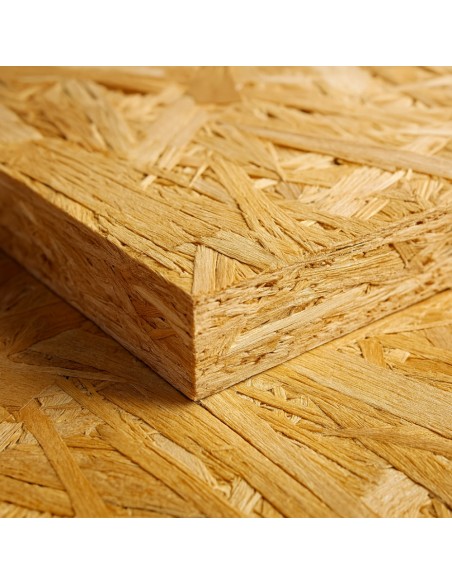 Pannello OSB Fibra Legno Truciolato Spessore 9 mm Multistrato 125 x 125 cm