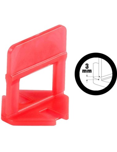 Distanziatori Elementi Livellanti Piastrelle 3 mm h. 12 mm Confezione 200 pezzi