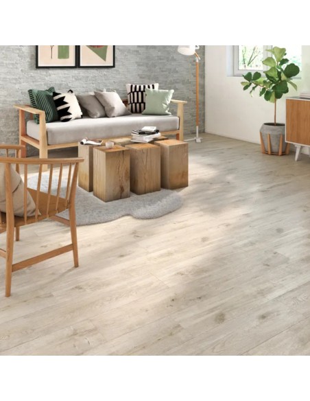 Parquet Laminato 8mm AC5 bisellato Rovere White Confezione 2,131 mq