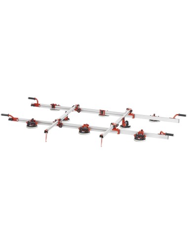 Easy-Move MKIV 320 cm Traverse 8 Ventose Vacuum Pompa RV175 Gomma Antimacchia