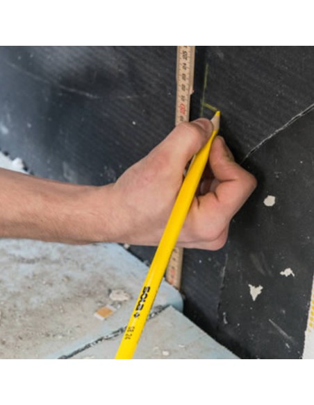 Matita Speciale SB 24 Colore Giallo Legno Cantiere Segnare Supporti Scuri 