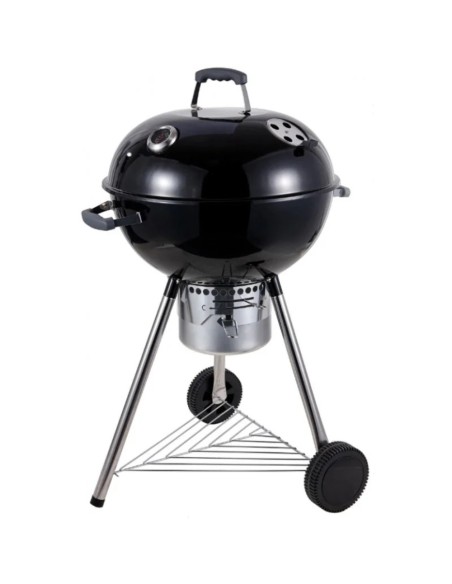 Billy Barbecue Carbone 70x58x102 Cm Griglia 54 Cm Termometro Ganci Portautensili 