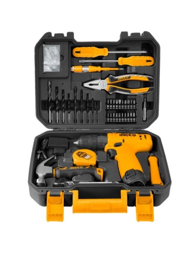 Valigetta Trapano Batteria 12V Set Utensili 81 Accessori Completo Portatile