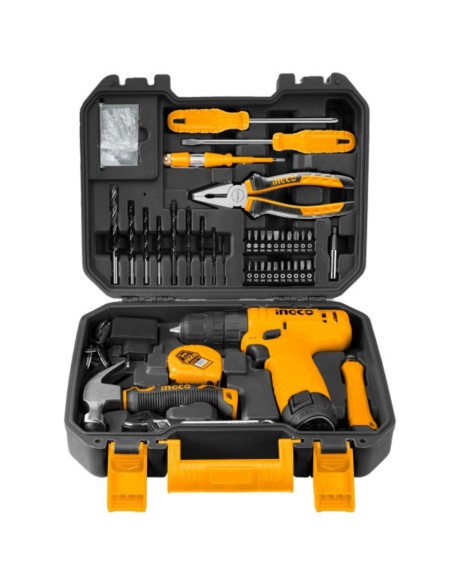Valigetta Trapano Batteria 12V Set Utensili 81 Accessori Completo Portatile