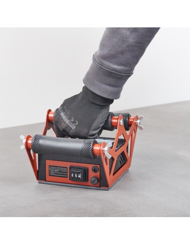 Vibralastre Professionale E-Fox Batteria 15V Lastre Grandi Formati  