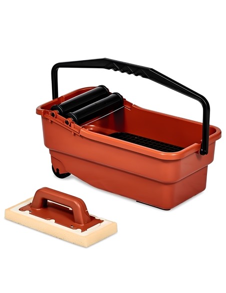 Vaschetta Plastica Rulli Frattone Spugna Sweepex Rimozione Stuccatura 