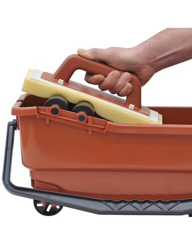 Vaschetta Plastica Rulli Frattone Spugna Sweepex Rimozione Stuccatura 